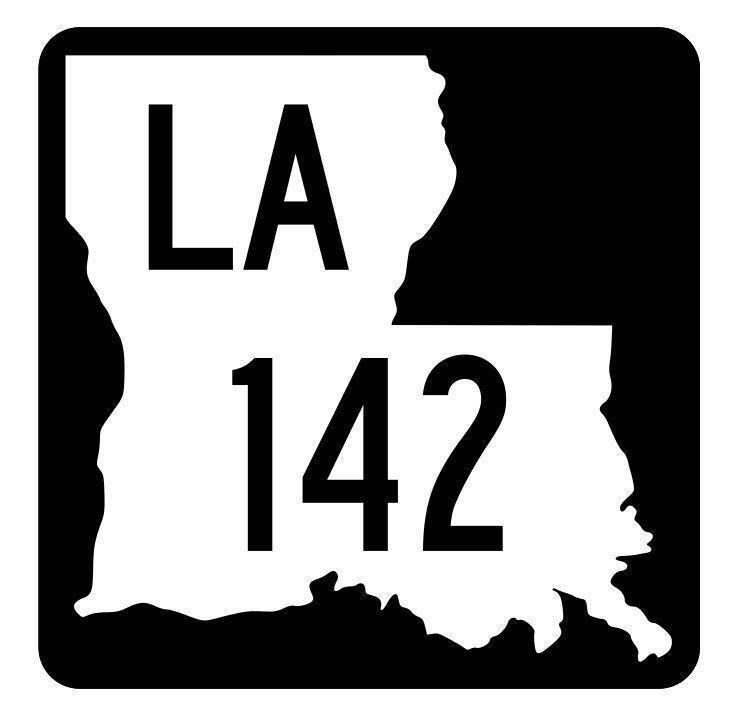 Louisiana State Highway 142 Sticker Decal