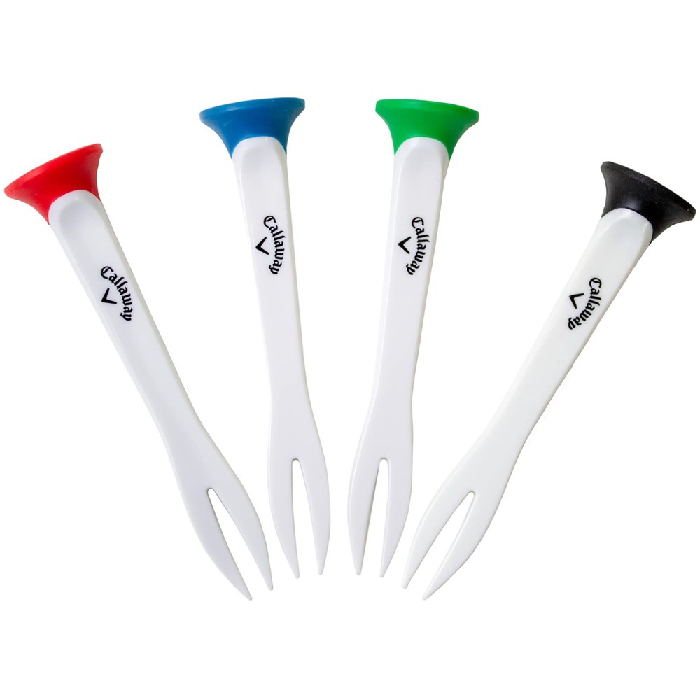 Callaway Golf 4 Pack Par-Tee Quick Fix High Performance 3.75" Plastic Tees