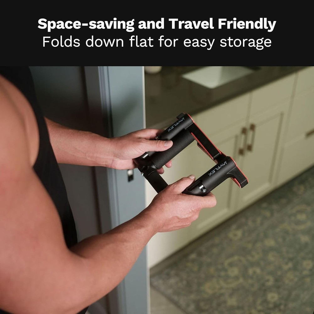 Jayflex CrossGrips Compact Pull Up Bar - Pull Up Bar Door Frame-250 lbs Capacity