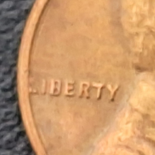 1958-D Wheat Penny Multiple Error Coin
