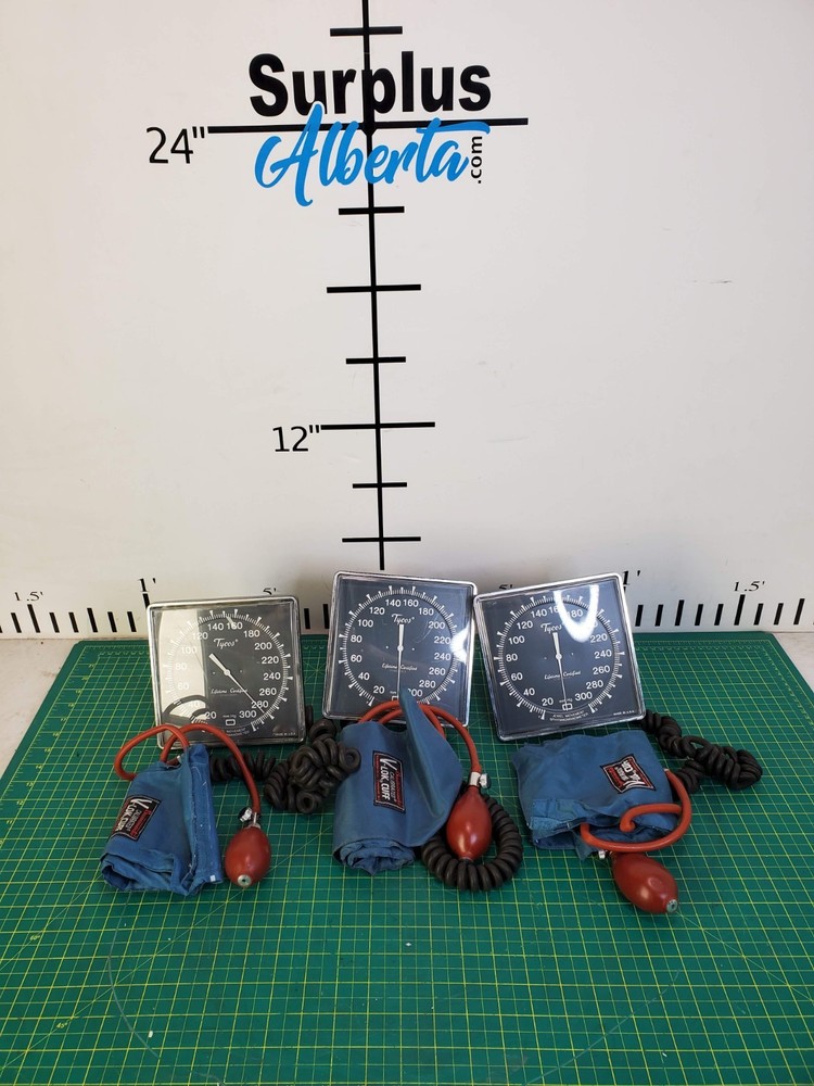 Tycos Sphygmomanometer W/Cuff x 3 Units