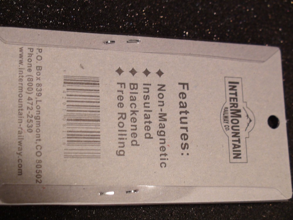 N-INTERMOUNTAIN IRC 60050 33" WHEELS 12 Axles