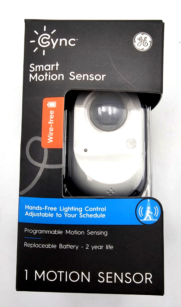 GE Cync Smart Wire-Free Motion Sensor - White