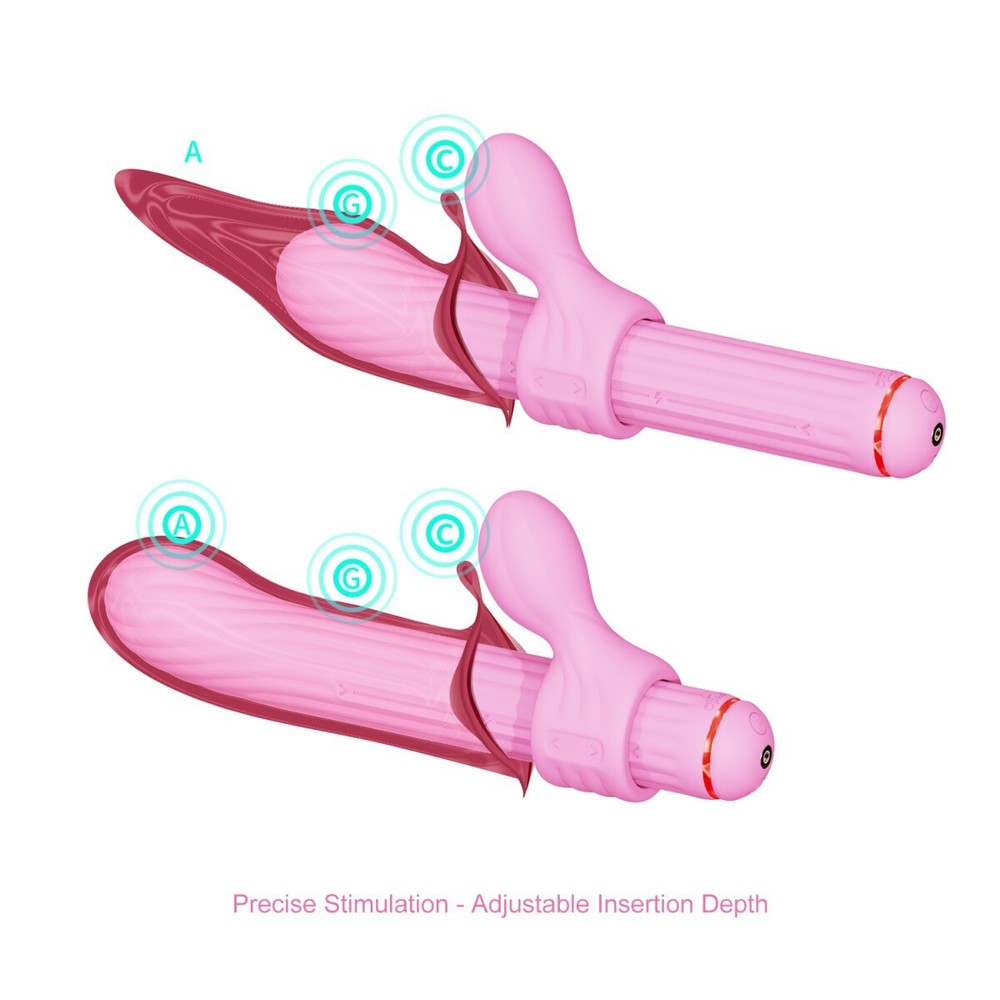 Freedom Novelties Magic Stick S1 Plus Multi Functioning Vibe Pink, New
