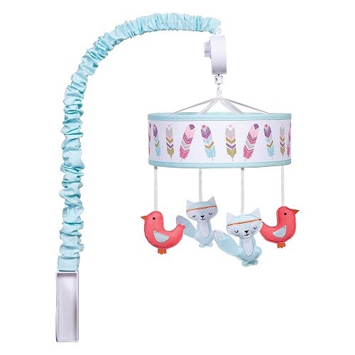 Trend Lab Wild Forever 4-Pc Crib Bedding Set Includes Mobile *New*