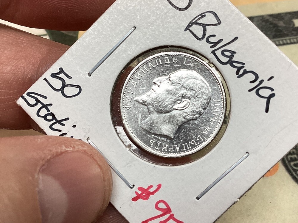 Bulgaria 1913 50 Stotinki UNC