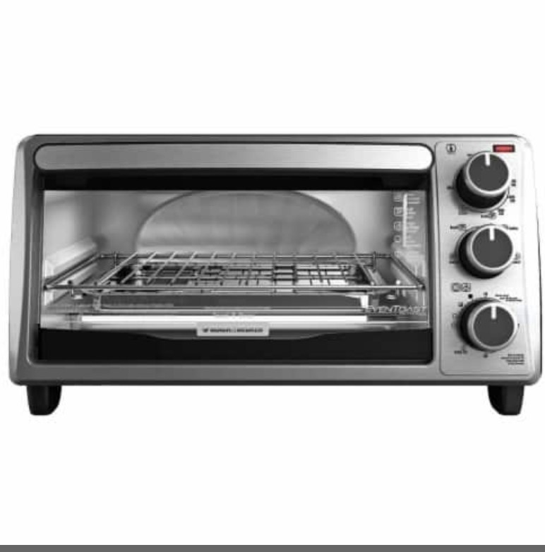 black and decker 4 slice countertop oven