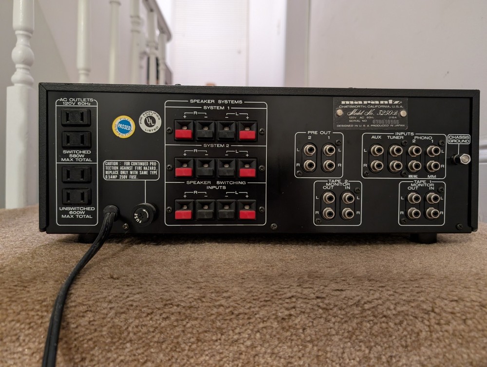 Marantz 3250b Preamplifier, Beautiful, Recapped, Fully Functional *Read*