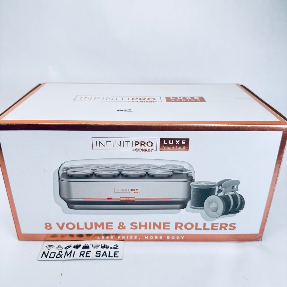 NFINITIPRO BY CONAIR Ceramic Flocked Hot Rollers, 2 inch Rollers