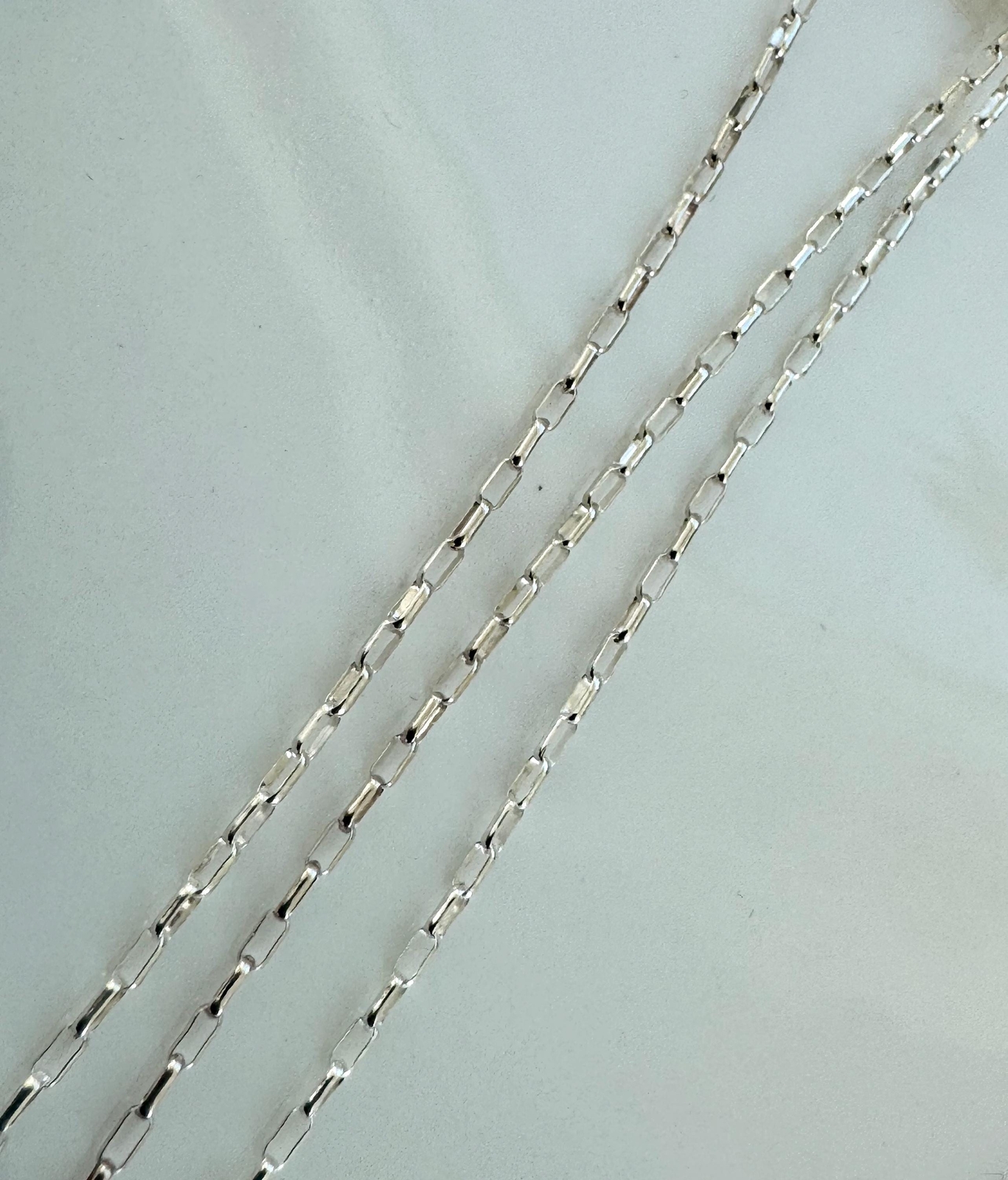 1.4mm x 3.5mm Flat Oval Rollo Chain Sterling Silver .925 by foot (C10533S)