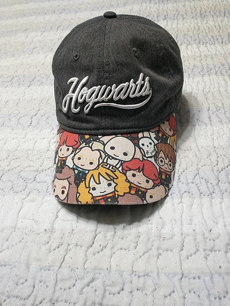 Harry Potter Hogwarts Strapback Baseball Hat Cap CHIBI Harry Hermonie Ron