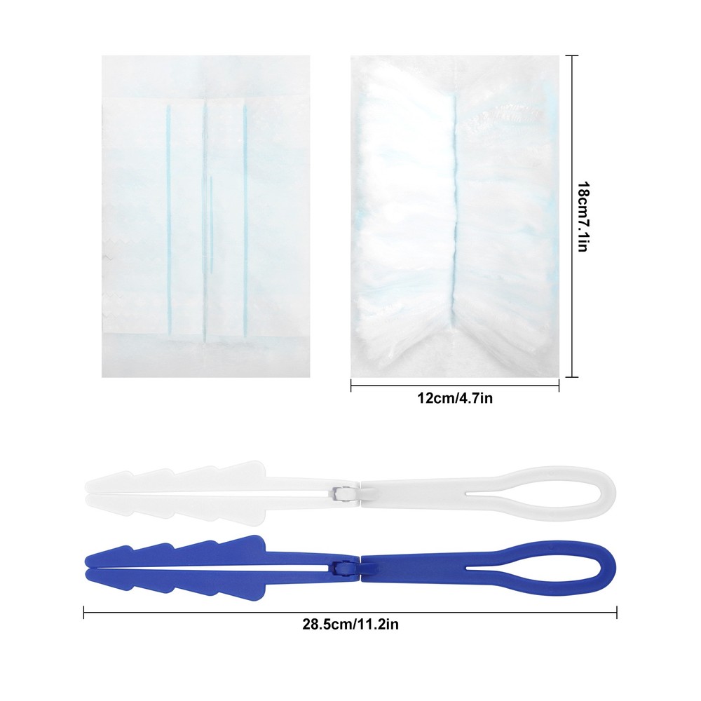 30PCS Electrostatic Duster Refills Disposable Compatible with 2 Handles for Home