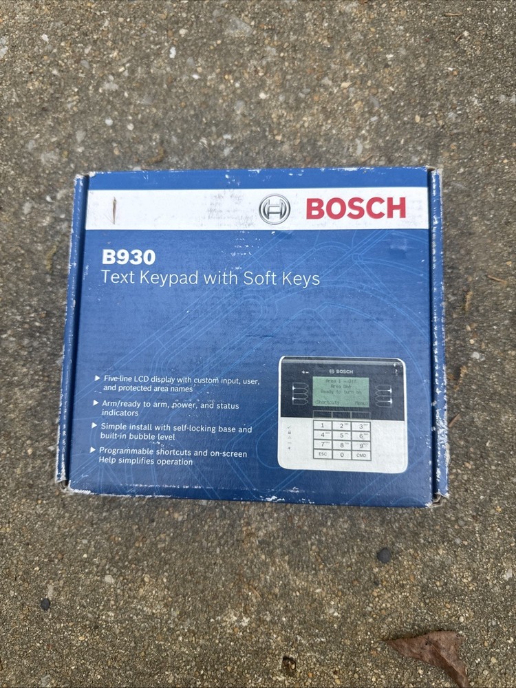 Bosch B930 Text Keypad with Soft Keys
