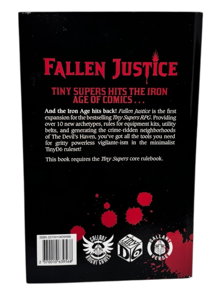 Gallant Knight Tiny D6 Fallen Justice - A Tiny Supers City Book