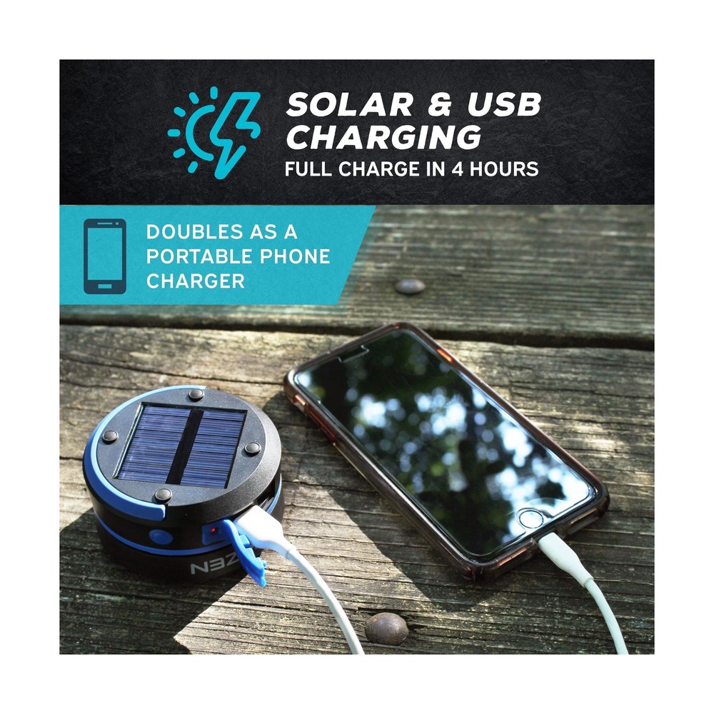 KIZEN Solar Lantern - Collapsible LED Camping Lantern - Rechargeable Solar - ...