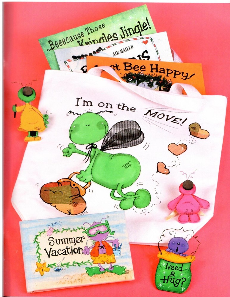 Bedbugs Don't Bite! Annie Lang Acrylic Decorative Painting Patterns Book