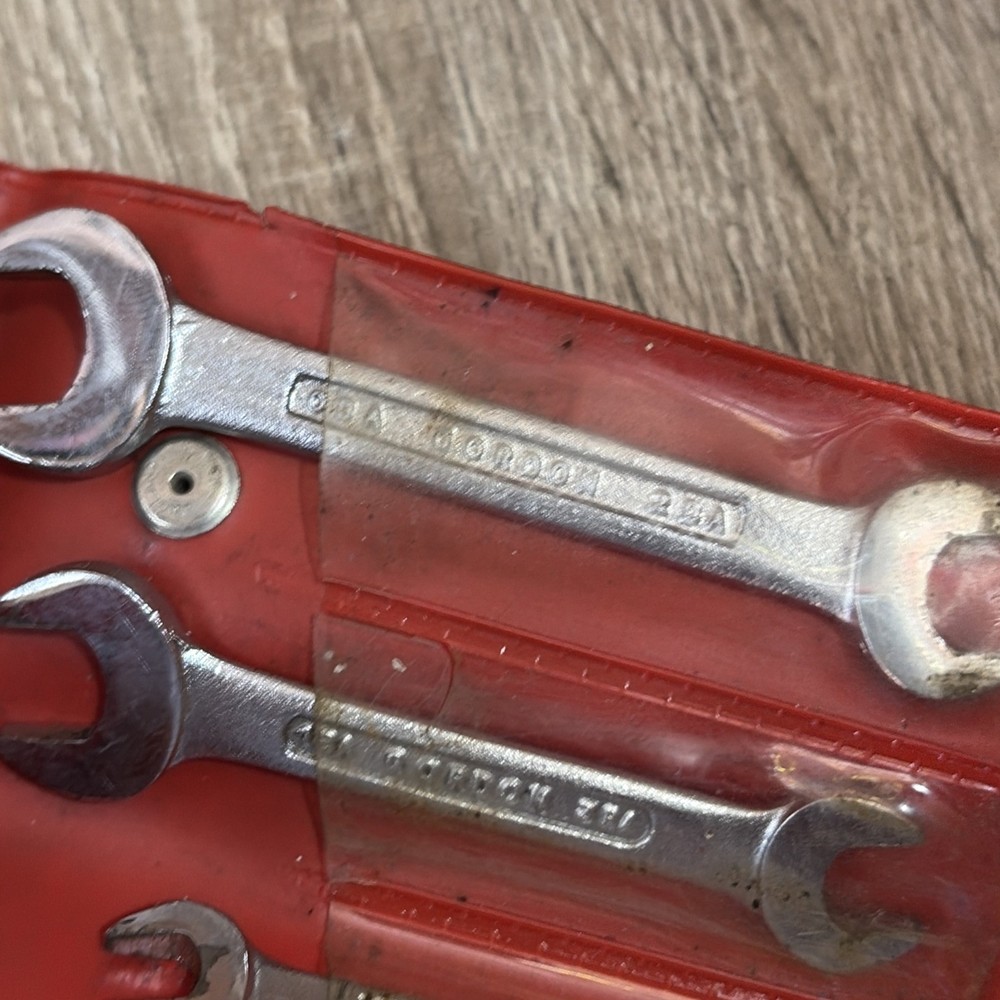 Vintage Gordon Tools Ba Spanner Set Lovely