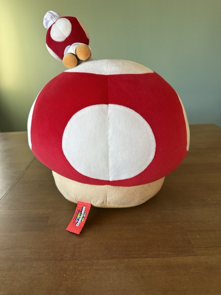 Universal Epic Universe Nintendo World Chef Toad Toadstool Cafe Plush Pillow