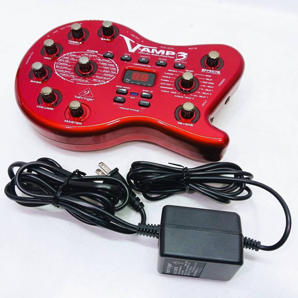 Behringer Multi Effects Processor V-AMP3 Amp Simulator Tested Japan BB177
