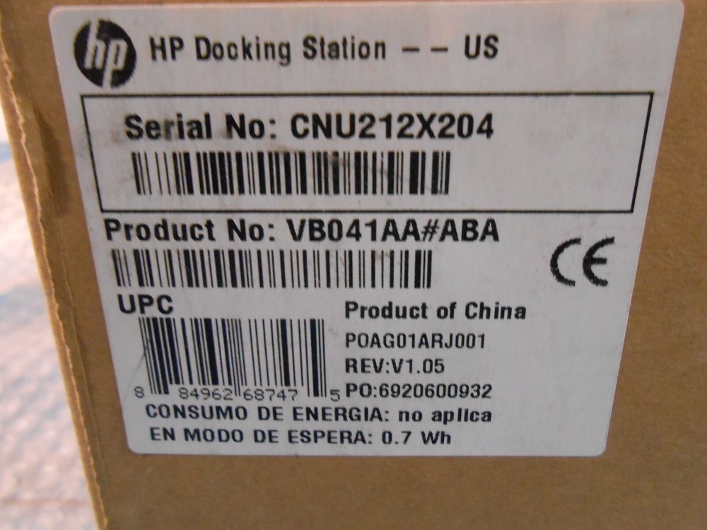 HP Docking Station VB041AA#ABA
