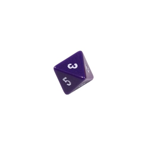 8-seitiger Dés - Octaèdre - W8 - Violet