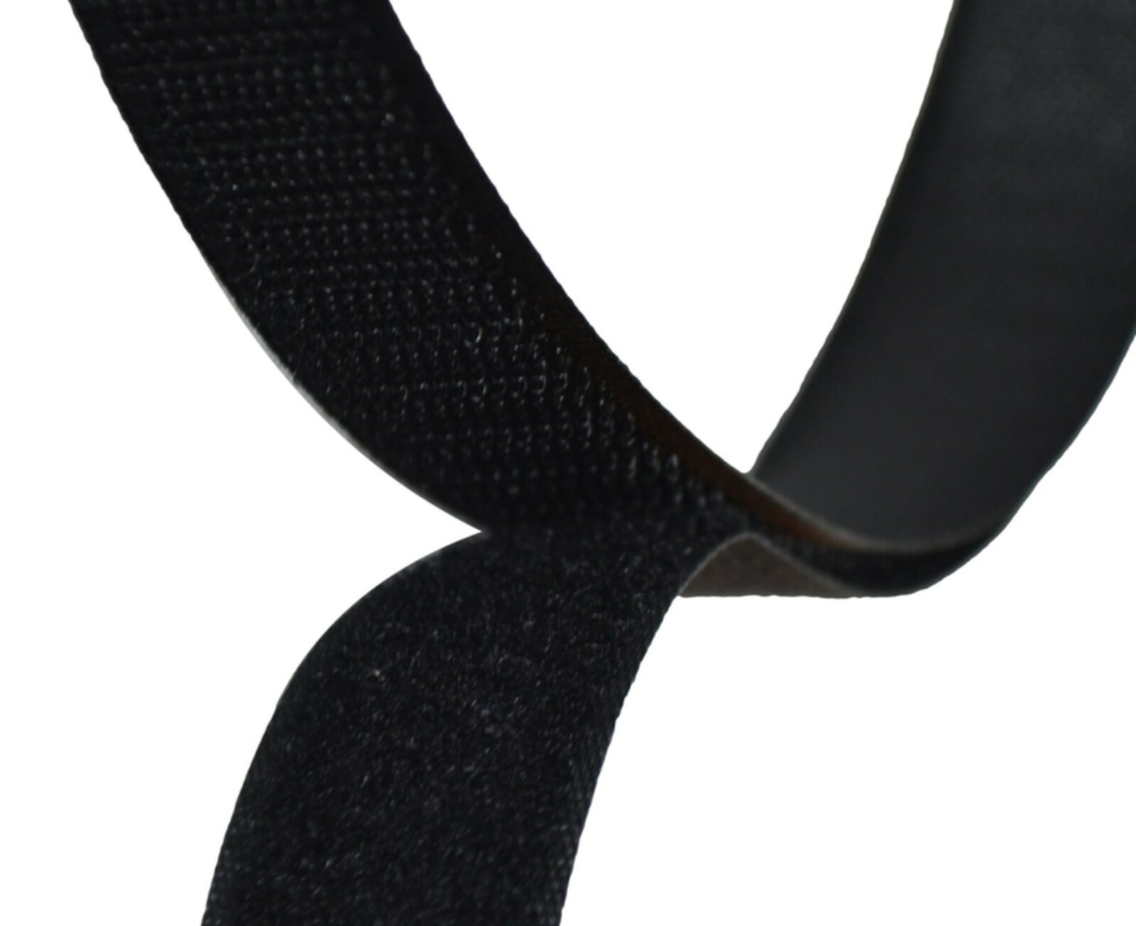 1 in, 1.5in, 2in, 3in & 4in Black Sew on Hook & Loop Set Non-Adhesive Tape