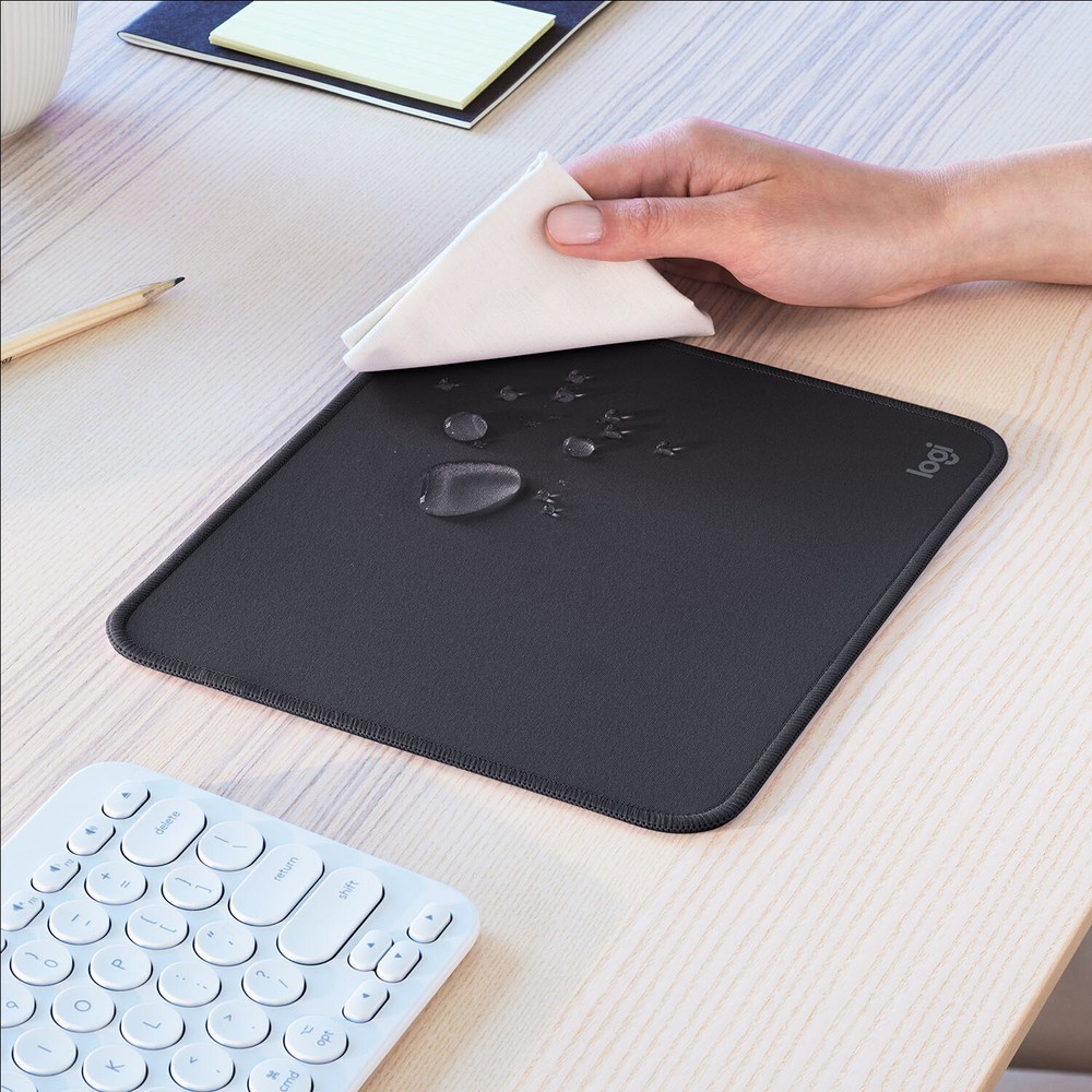 Logitech - Mouse Pad Studio Series with Spill-Resistant Surface (Medium) - Gr...