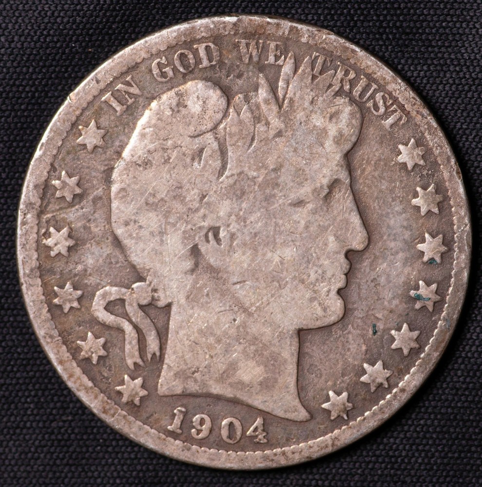 1904-O BARBER HALF DOLLAR