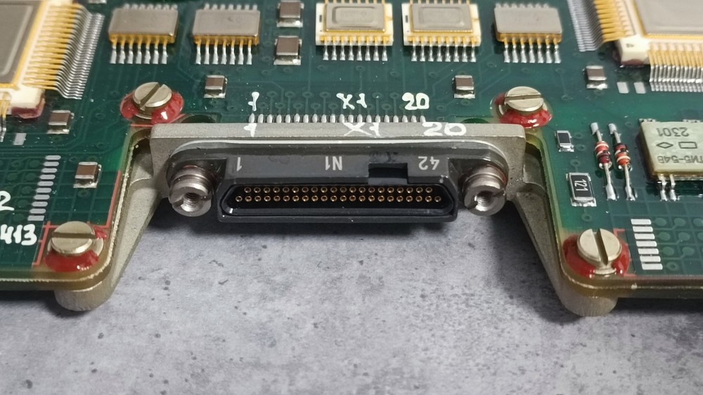 Soviet computing board BK16B multi-crystal computing module.