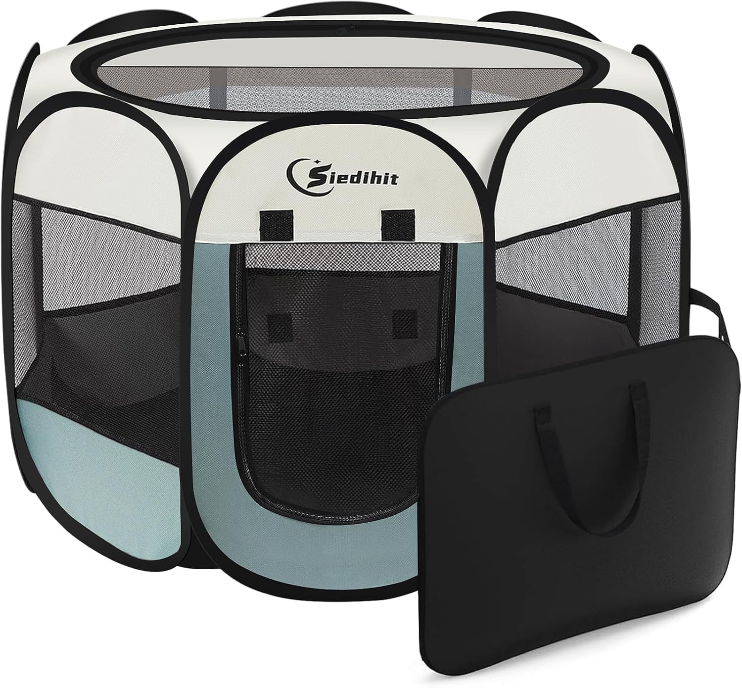 Dog Cat Playpen, Puppy Pet Playpen Indoor for Small Dog Crate Tent Cage Outdoor