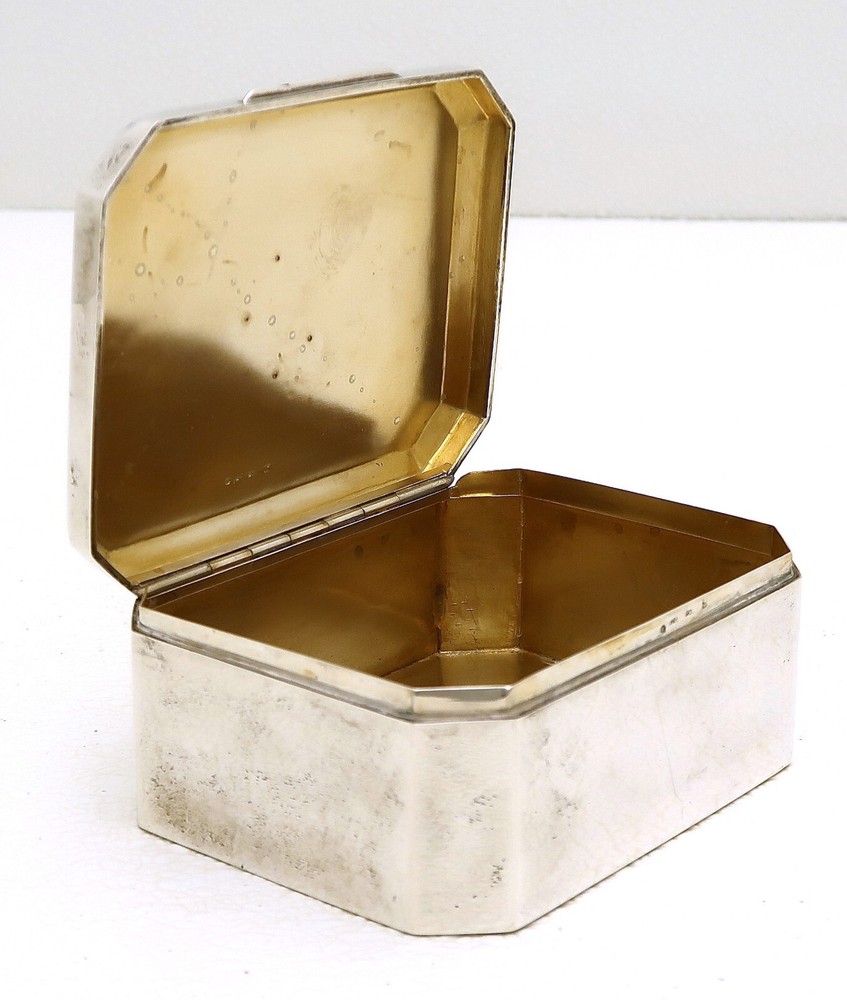 Austrian Solid Silver Etrog Sugar Spice Box