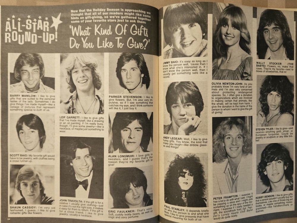 16 Magazine December 1978 KISS, ROLLERS, GARRETT, GIBB