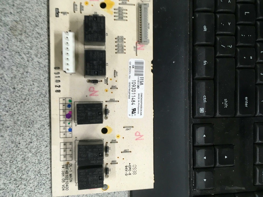 GE DISHWASHER BOARD part # 165d7802p008