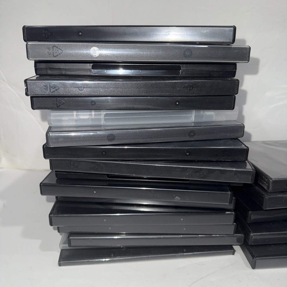 (26) Mostly New DVD Cases Single and double Disc Empty Replacement Cases