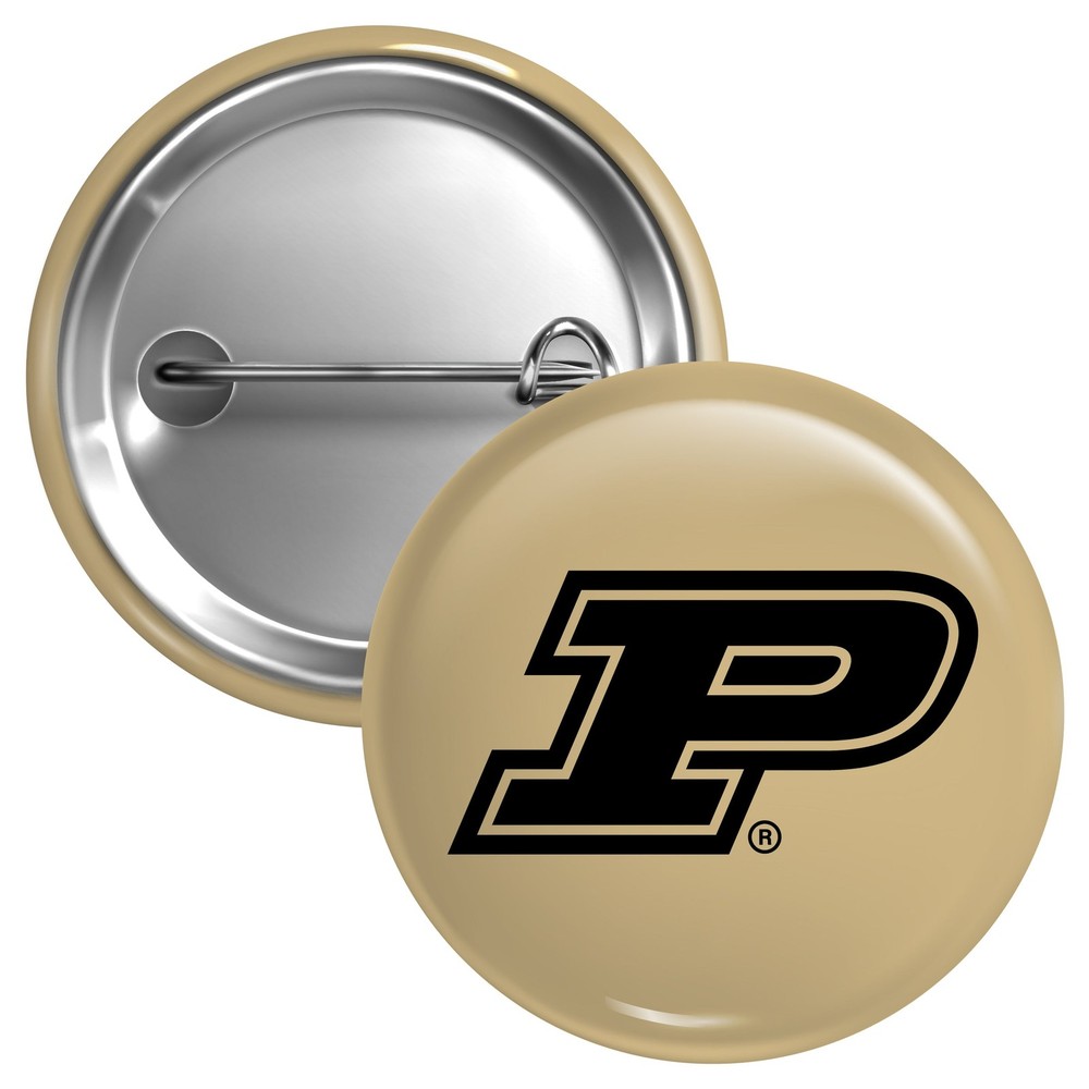 Purdue Boilermakers Button Pin - 3 Size Options