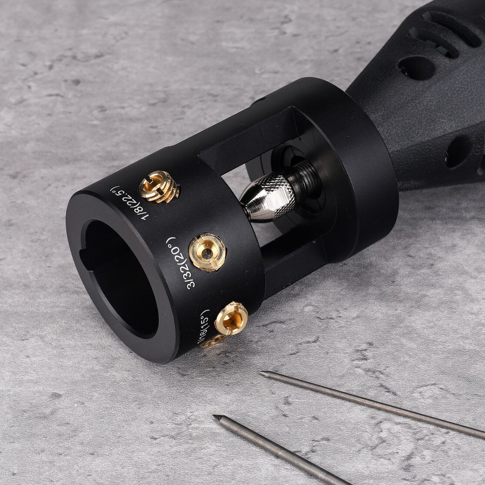 TIG Welding Tungsten Sharpener Grinder Multi-Angle 4 Guides Offsets Head Tool