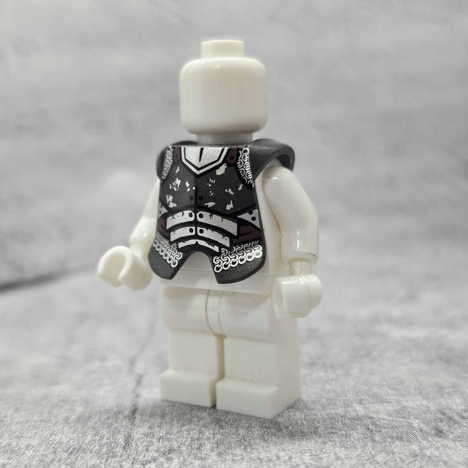 5pack Custom Weathered Gray Armor Blocks Accessories for Minifigures Gt3wba01