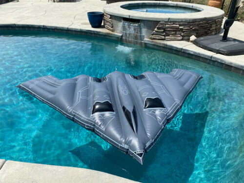 B-2 Stealth Bomber Inflatable Floatation Water Craft 10' X 6' FLOAT***