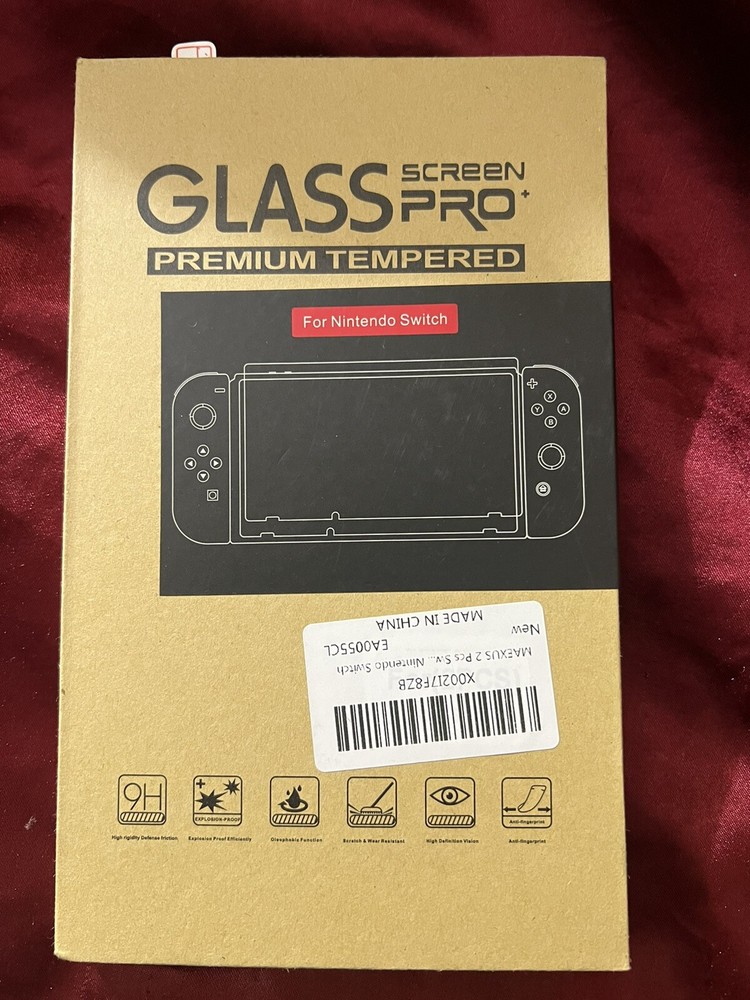 Nintendo Switch Tempered Glass Screen Protector (2 Pack)
