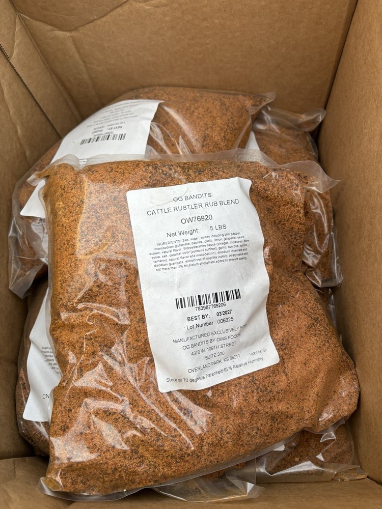 Bulk  Brisket Rub Savory & Bold Beef(2)  5 lb Bags ( 10lb Total )