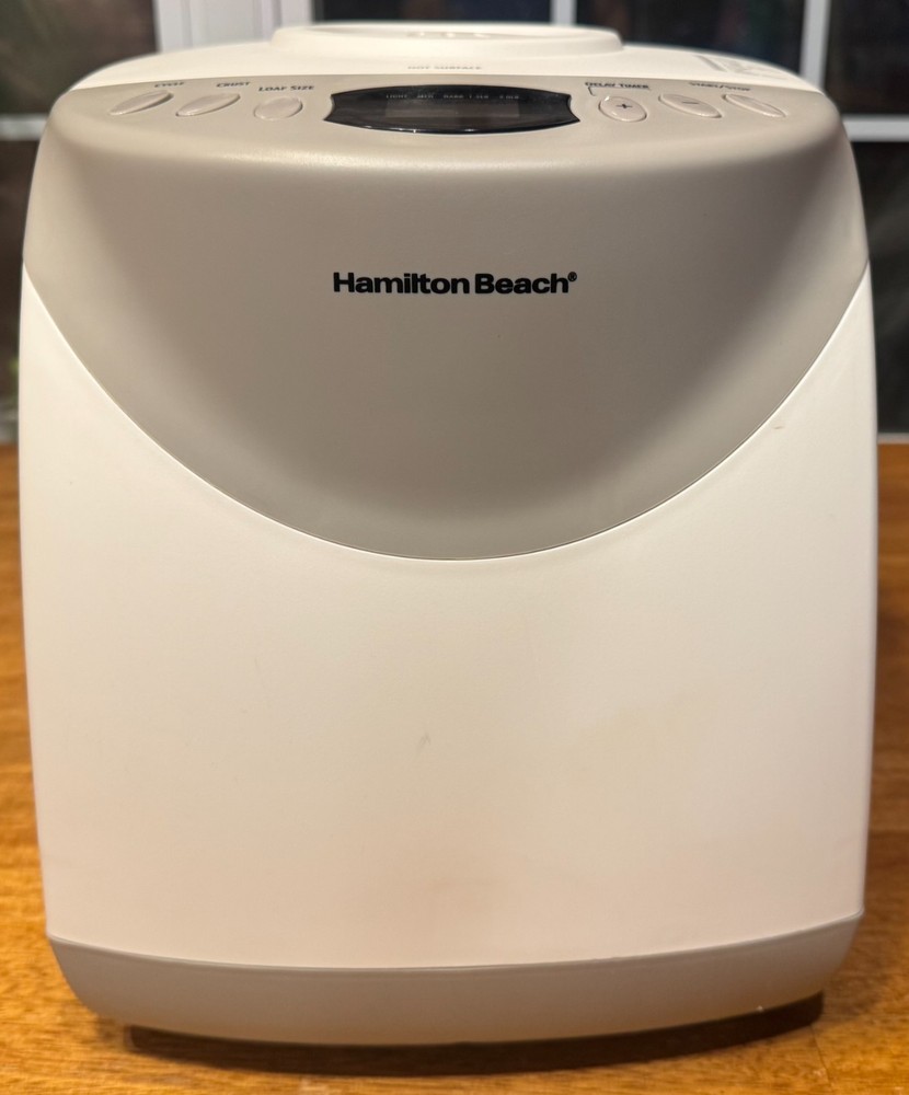 Hamilton Beach HomeBaker Bread Machine Model 29881 , White, Type BM07
