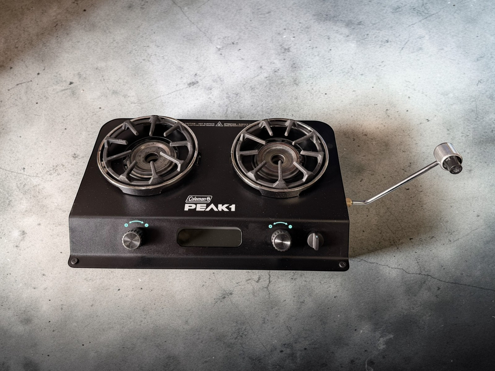 PEAK1 Portable 2-Burner Camping Stove with 20,000 BTUs ONLY USED TWICE