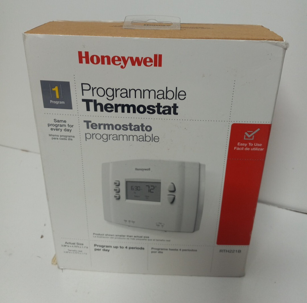 Honeywell Home RTH221B Programmable Thermostat White