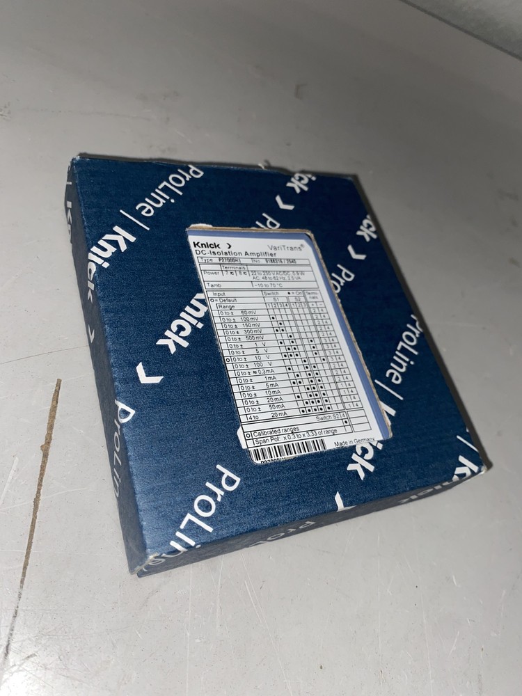 Knick DC Isolation Amplifier P-27000H1