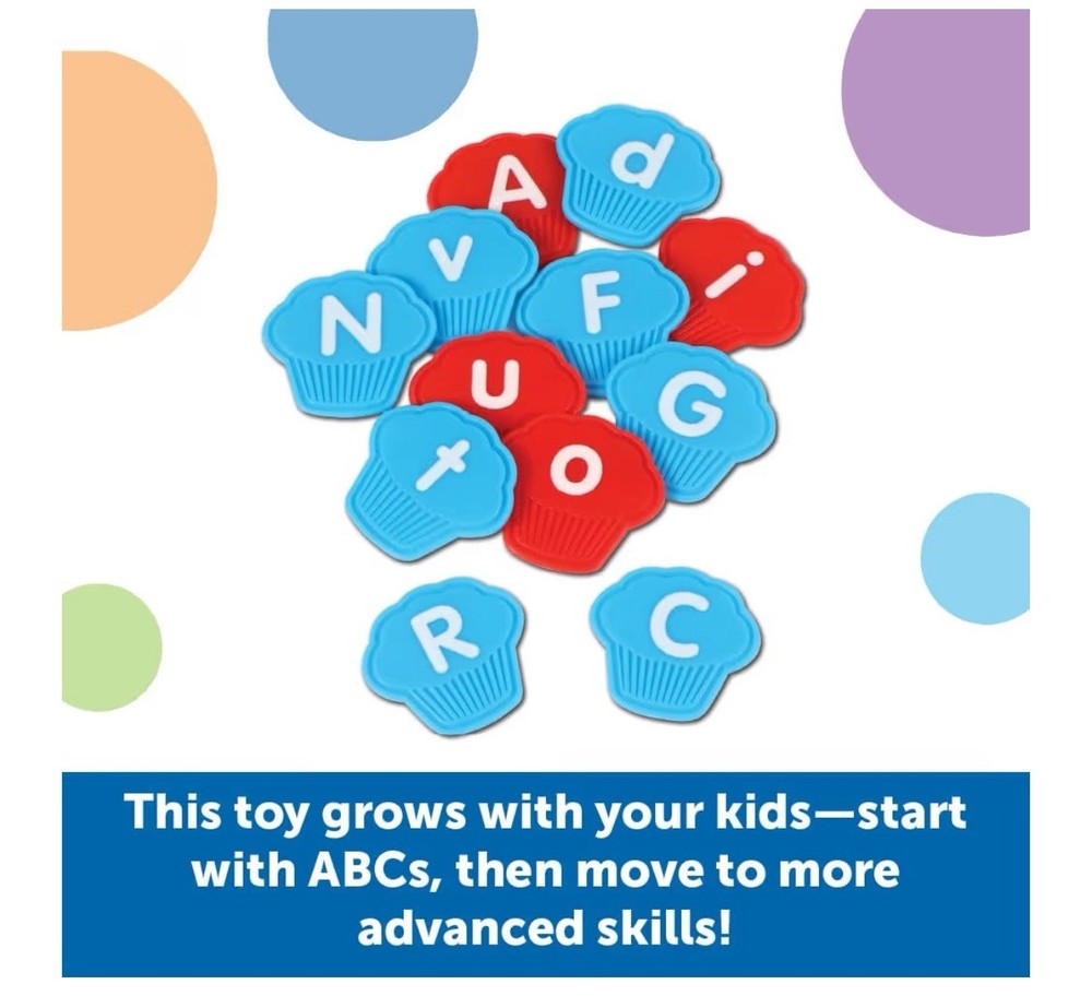 Learning Resources Mini Muffin Phonics Activity Set 70 pcs Learning Toys - NEW