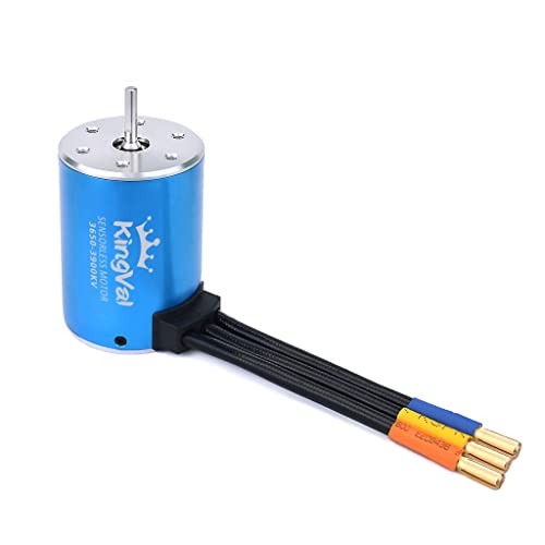 KingVal Replacement 3650 Sensorless Brushless Motor 3900KV Sensorless 3650