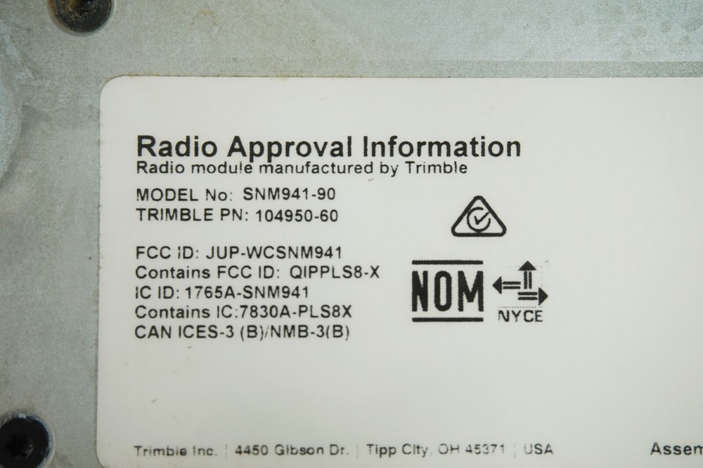 Trimble SNM941-90 Connected Site Gateway Modem CAT Machine Control