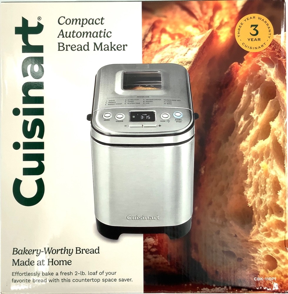 Cuisinart Compact Automatic Stainless Steel Bread Maker