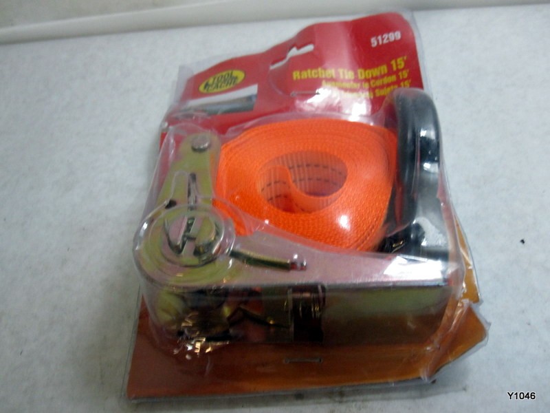 Tool cache Ratchet tie down - 15ft #51299