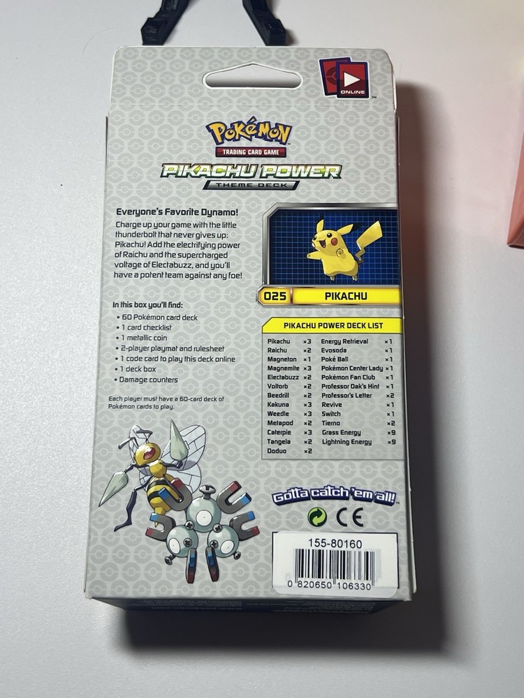 1 x Sealed Pokemon "Pikachu Power" Evolutions Theme Deck